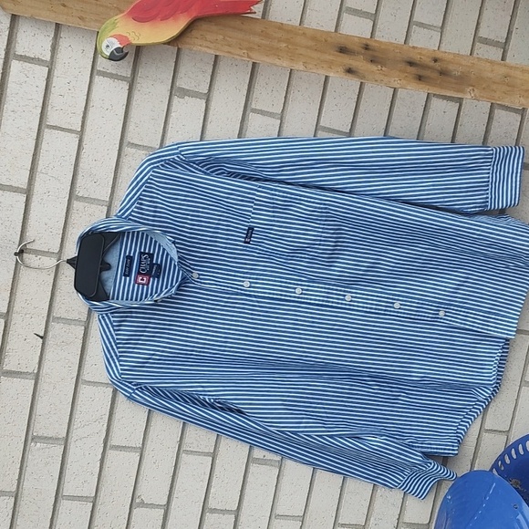 Men's Blue/White shirt - Picture 3 of 8